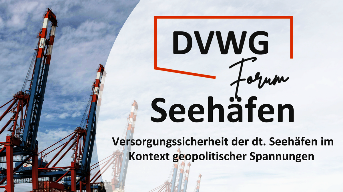 Banner DVWG-Forum Seehäfen
