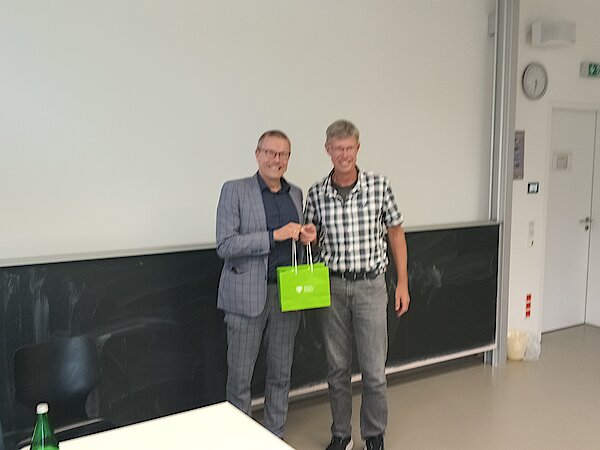 Prof. Dr. Uwe Schneidewind und Prof. Dr. Jürgen Gerlach