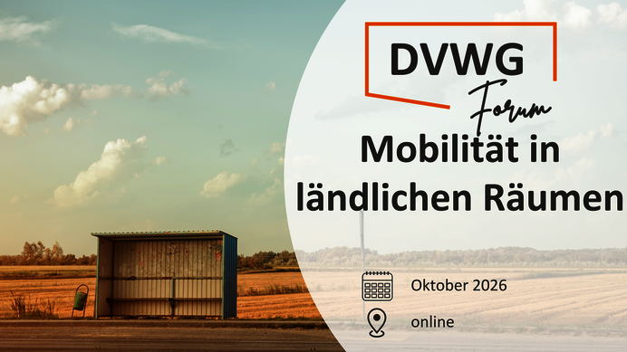 Banner DVWG-Forum Mobilität Ländliche Räume