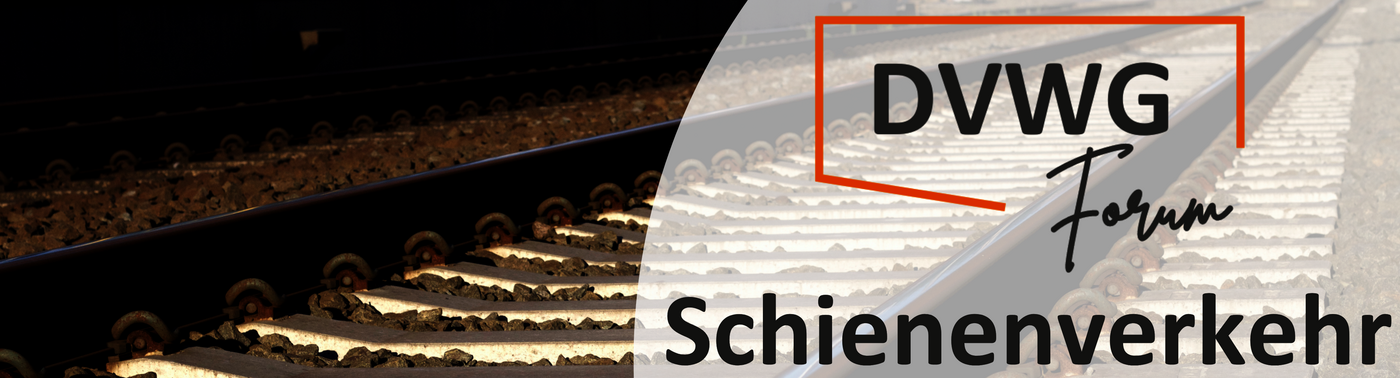 Banner DVWG-Forum Schienenverkehr