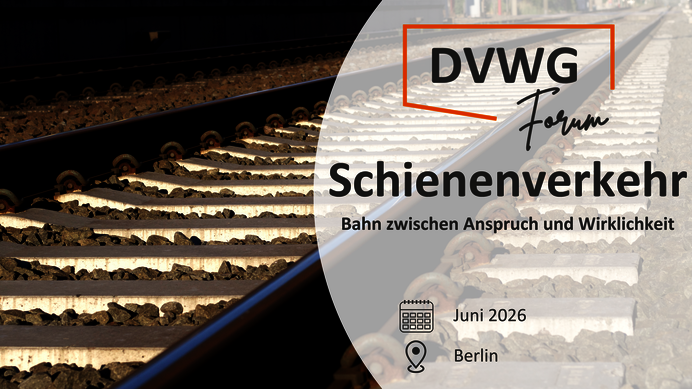 Banner DVWG-Forum Schienenverkehr