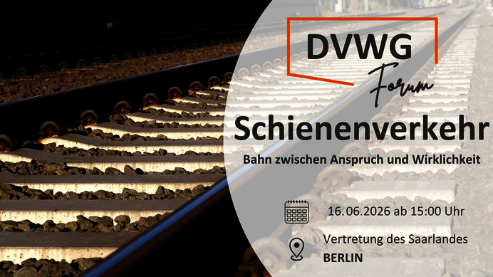 Banner DVWG-Forum Schienenverkehr